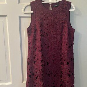 Karen Millen Burgandy Dress